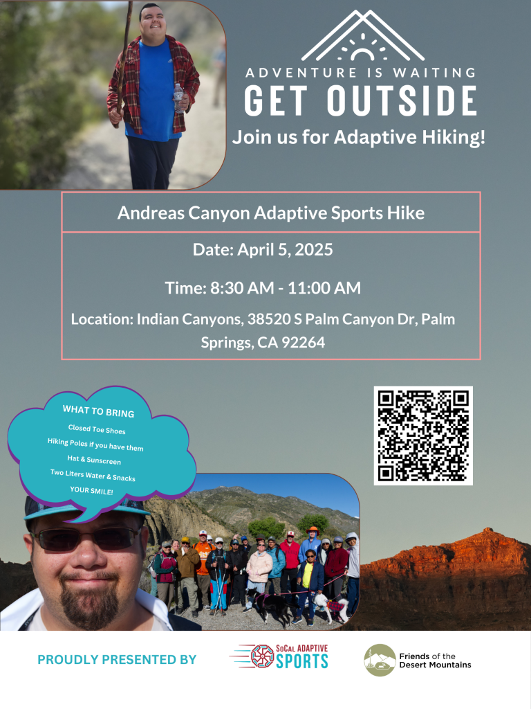 Adaptive Hiking - Palm Springs
