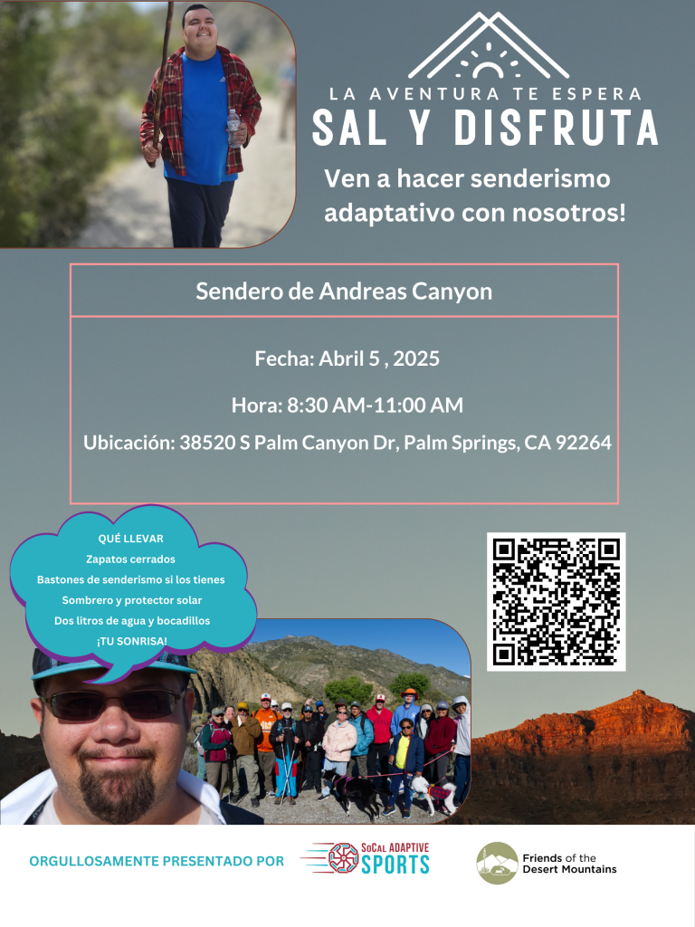 Senderismo Adaptativo - Palm Springs