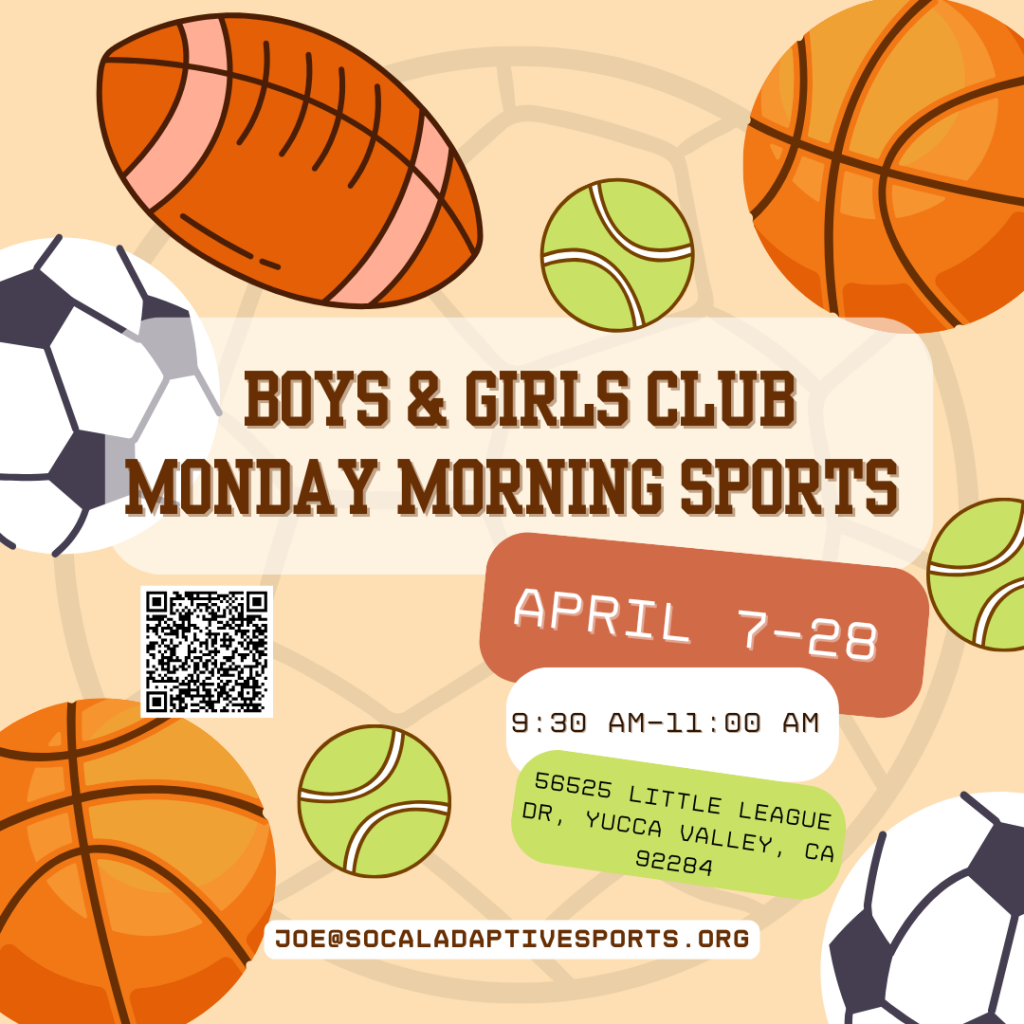 Boys and Girls Club Monday Morning Sports