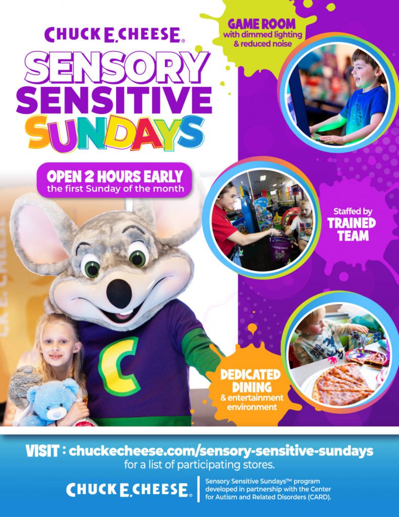 Sensory Sensitive Sunday Murrieta Chuck E. Cheese
