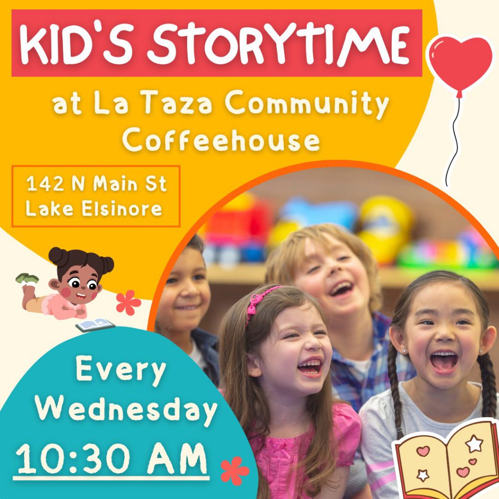 Kid\'s Story Time at La Taza Community Coffeehouse (Lake Elsinore)