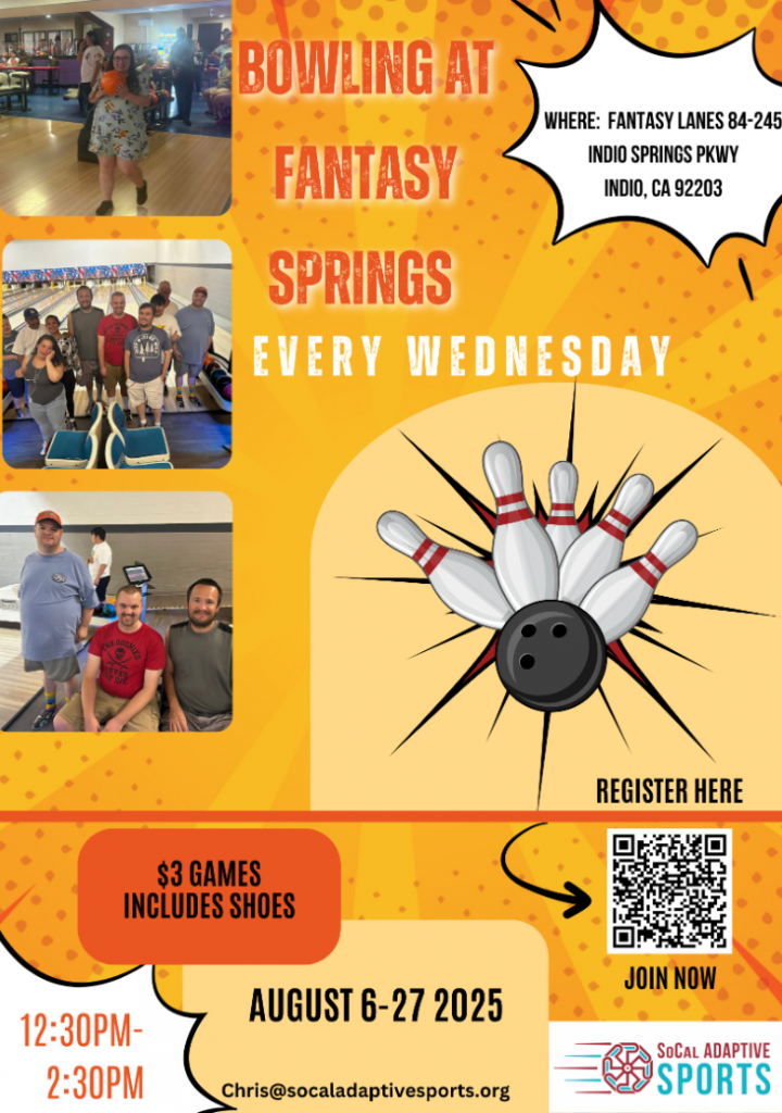 Adaptive Bowling at Fantasy Springs (Indio)