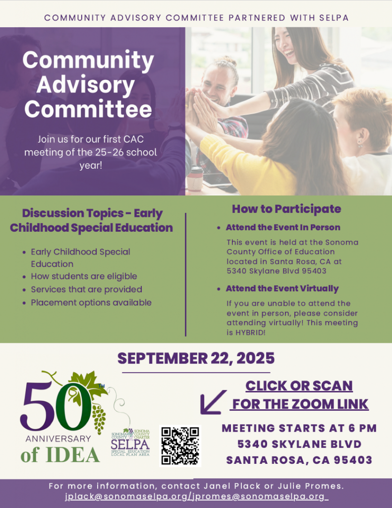 Springs Charter & Sage Oak Charter School SELPA CAC (Virtual)