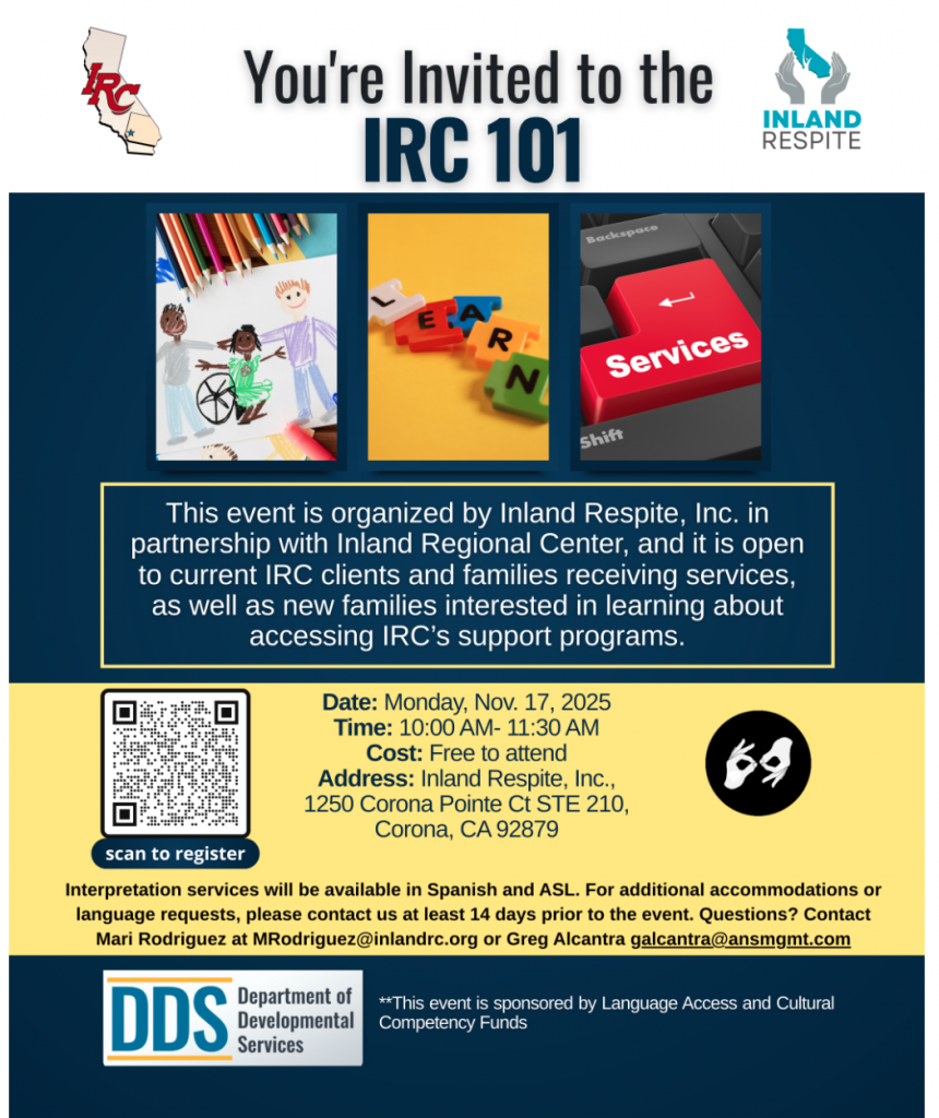 Inland Respite IRC 101 Training